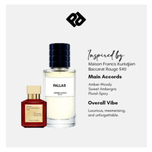 Inspired by Maison Francis Kurkdjian Baccarat Rouge 540